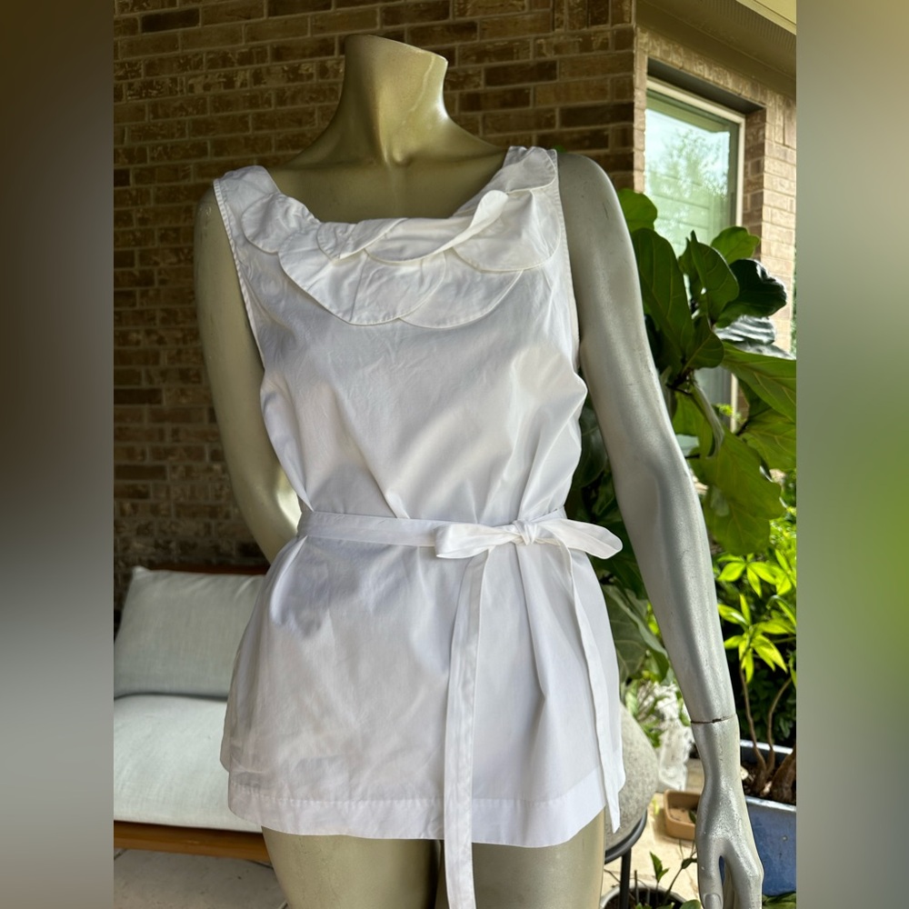 JCrew Pullon Belted Top- 12